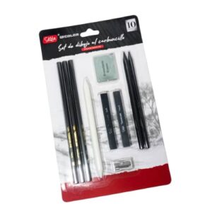 Set de dibujo al carboncillo